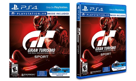 Gran Turismo Sport PS4 Cover